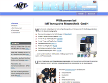 Tablet Screenshot of imtgmbh.de
